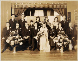 鮑家譚家結婚式 1935年11月15日