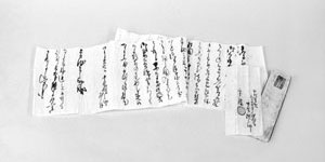 飯沼地区に残された中居屋重兵衛自筆の書簡