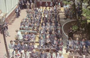 開港資料館開館式 1981年6月2日 右手がたまくす