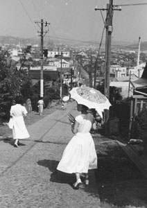 神中坂の夏　昭和31年（1956）夏