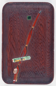 写真3　蓮杖の葬儀に参列した人々へ配られた記念品（笠原製菓写真館所蔵）