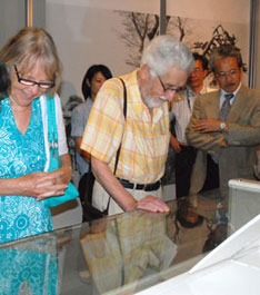 開港資料館の展示を見学