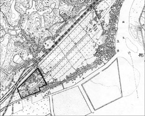 地図２　一万分一地形図（生麦）　大正12年10月