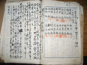 写真１　京浜電鉄生麦住宅地居住者組合関係書類綴