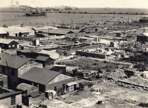 図３　山下町と海岸通り　当館蔵