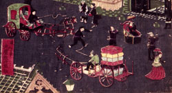 図2－1　乗用馬車・荷馬車・輿