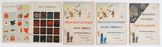 図３ 平山煙火製造所カタログ２　左から⑧・⑨・⑩・⑪　（小野氏寄託）