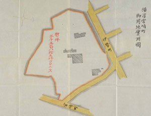 【図３】横浜御用邸図面　宮内公文書館蔵