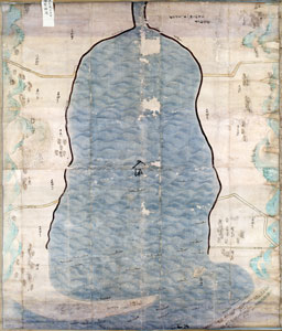 図１　吉田新田開発前図　吉田興産株式会社所蔵