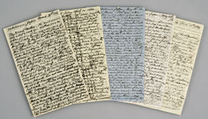 図２　スミスの家族宛て手紙（一部）