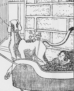 図　玉蘭齋貞秀『横浜開港見聞誌』第6編（1865年）より　部分　当館蔵