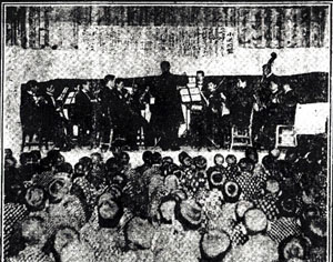 図3　横須賀児童大会（『横浜貿易新報』1919年3月3日付）