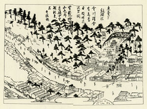 図版２　「東台下・飯綱社」　石野瑛校訂『武相叢書第二編　金川砂子　附神奈川史要』（1930年刊行）より転載。