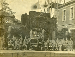 大正期の薩摩町消防組の庁舎　1915（大正４）年　石橋サク子家資料　当館保管