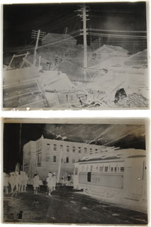 岡本三朗のガラス乾板　1923（大正12）年9月　当館蔵