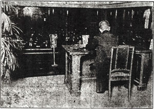 図４　協議会光景（『横浜貿易新報』12月6日付2面）