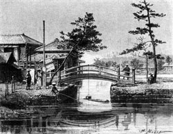 弁天社境内の料理屋