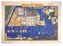 幕末の横浜市街地と神奈川台場